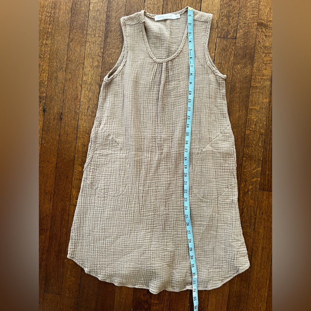 Sarah Liller SLSF gauze sleeveless dress (Bolinas), Women’s XS - Picture 3 of 4